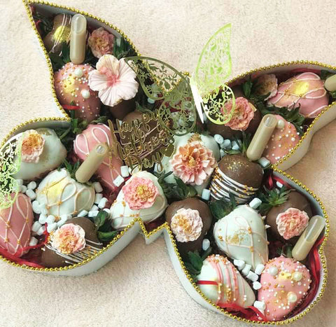 Mother's Day Butterfly Box of Strawberries