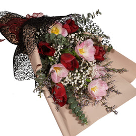 Mixed Tulip Bliss Bouquet