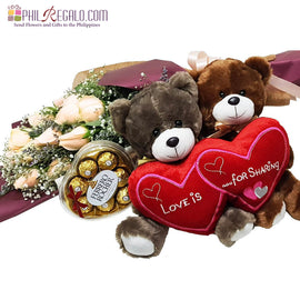 Peachy Bear Love Package