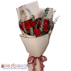 Basic Lover Red Rose Bouquet