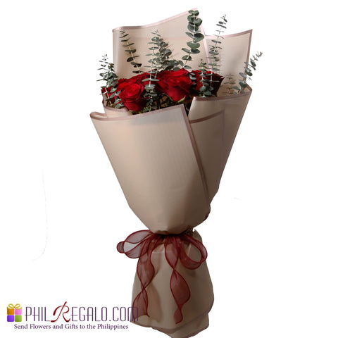 Basic Lover Red Rose Bouquet