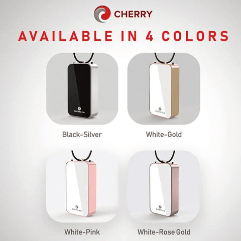Cherry ion Personal Air Purifiers White-Gold