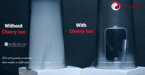 Cherry ion Personal Air Purifier White Rose Gold