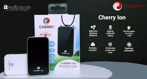 Cherry ion Personal Air Purifiers White-Gold