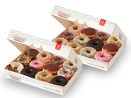 krispy kreme 2 dozen assorted mix donuts