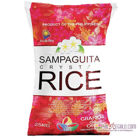 Sampaguita Crystal Rice 2 Sacks 25Kg