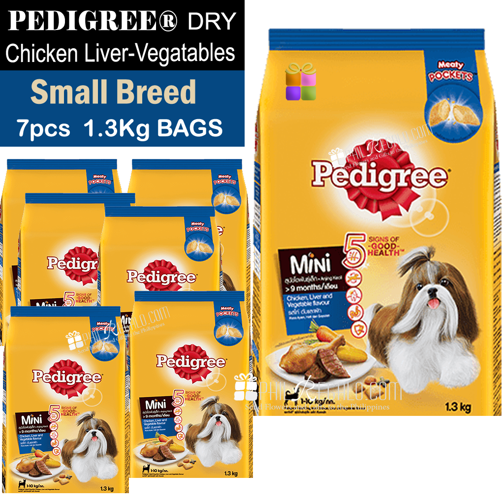 PEDIGREE® Dry Small Breed Chicken Liver Vegetables  1.3 Kg