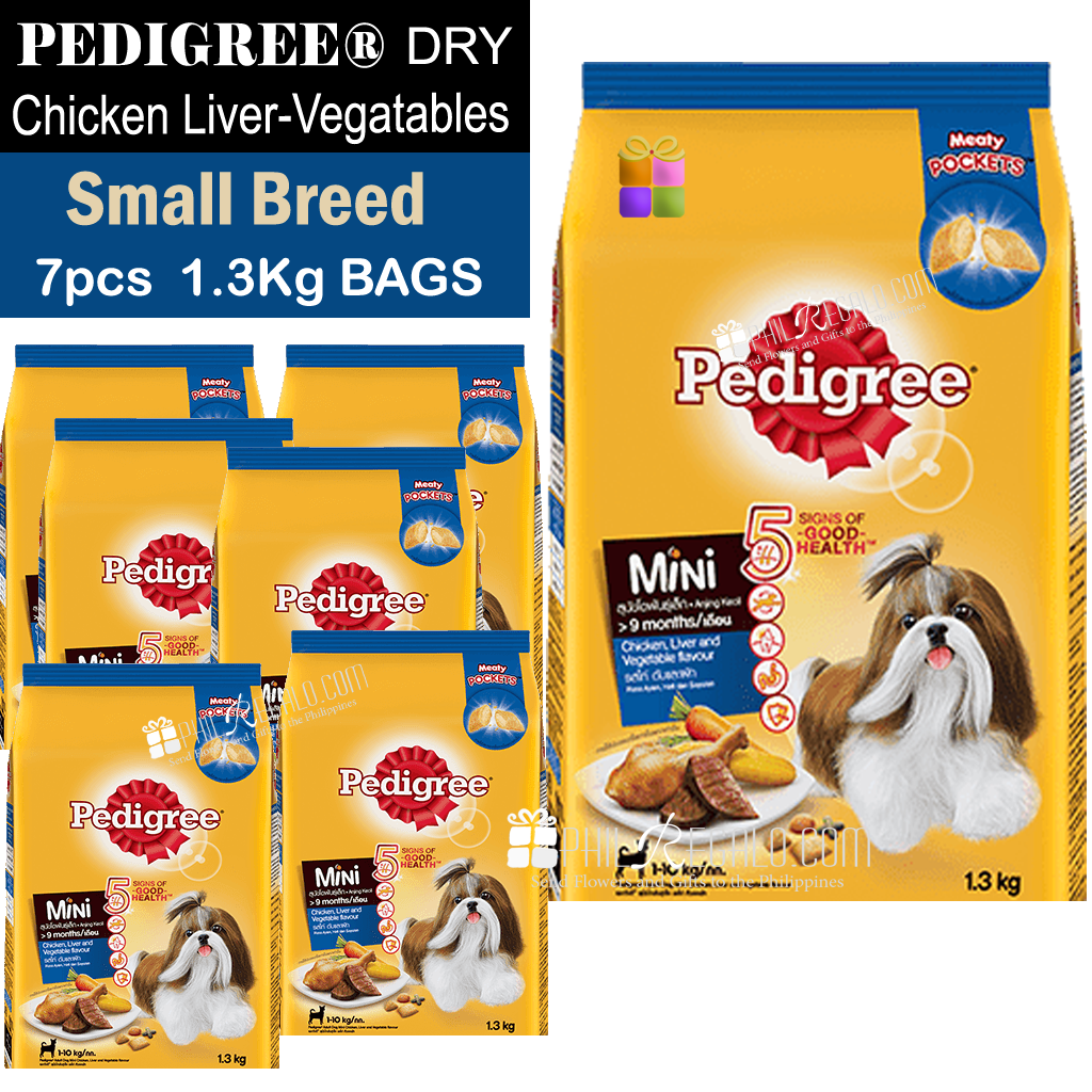 PEDIGREE® Dry Small Breed Chicken Liver Vegetables 1.3 Kg
