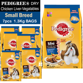 PEDIGREE® Dry Small Breed Chicken Liver Vegetables 1.3 Kg