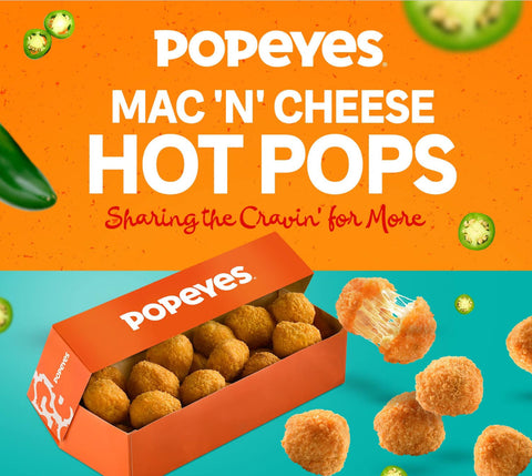 Popeyes Mac 'N' Cheese Hot Pops Treat