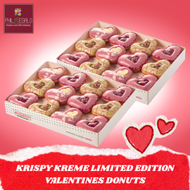 Krispy Kreme Valentines 2026 Choc-Full-Of-Love Double Dozen Specials