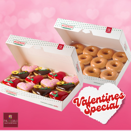 Krispy Kreme Valentines 2025 Hearts in Bloom Double Dozen Specials