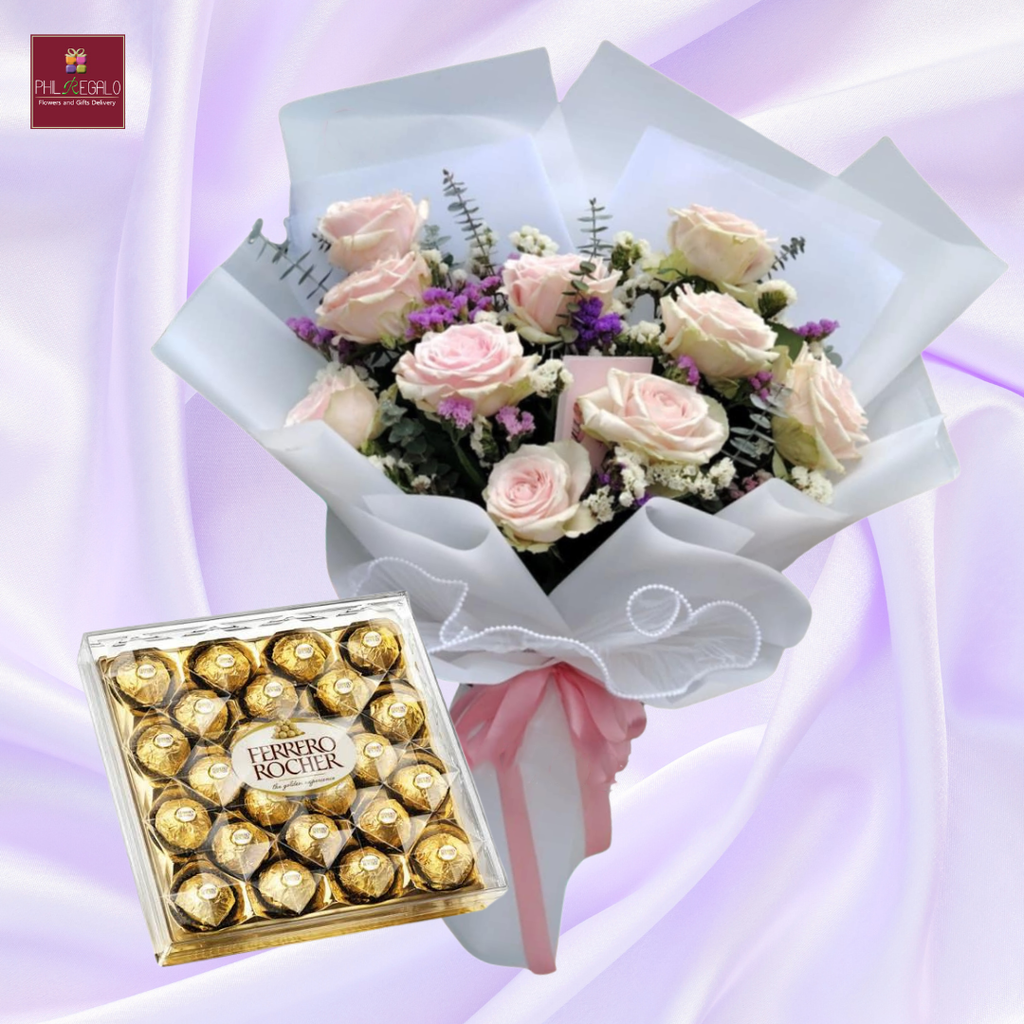 Blush Pink Rose Ferrero Bundle