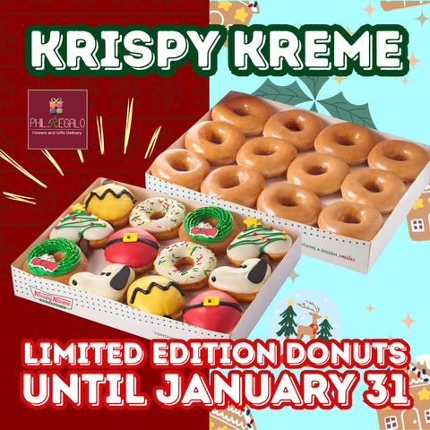 Krispy Kreme Christmas Donuts 2025 Double Dozen