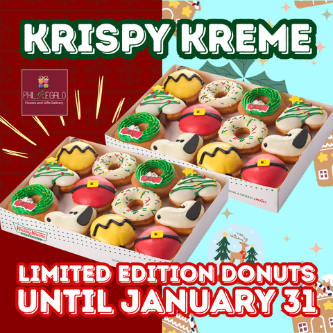 Krispy Kreme Christmas Donuts 2025 Double Dozen