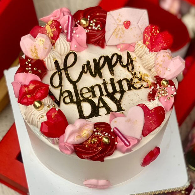 Love Letter Valentines Cake