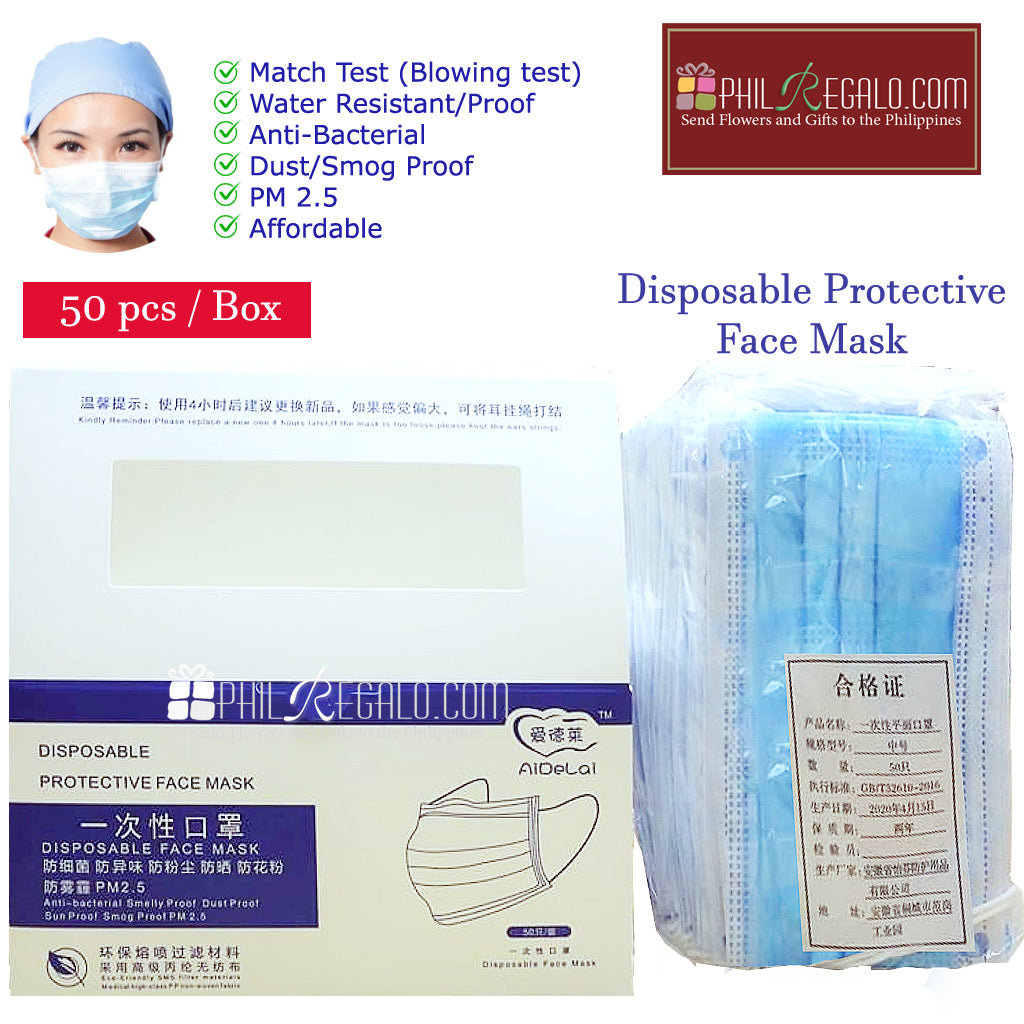 3 Ply Surgical Face Mask for COVID-19  FLU Protection - 3 Boxes