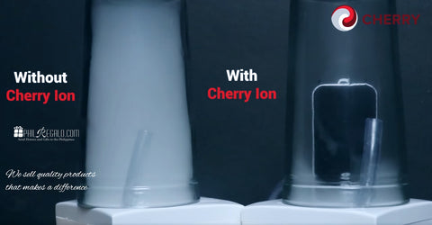 Cherry ion Personal Air Purifiers White-Gold