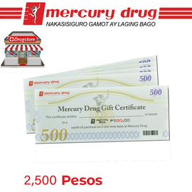 Mercury Drug Store GC 2.5K