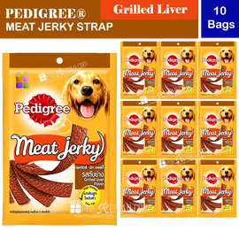 PEDIGREE® Meat Jerky Strap Grilled Liver 10 Bags