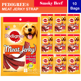 PEDIGREE® Meat Jerky Strap Smoky-beef 10 Bags