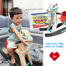 Rock Pony Rocking Horse for Toddlers 2 Years +