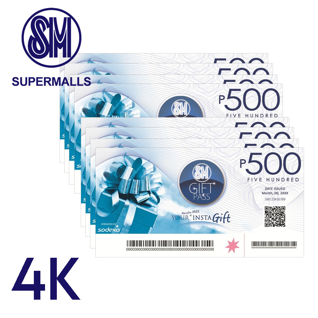 SM Malls Gift Certificate 4K